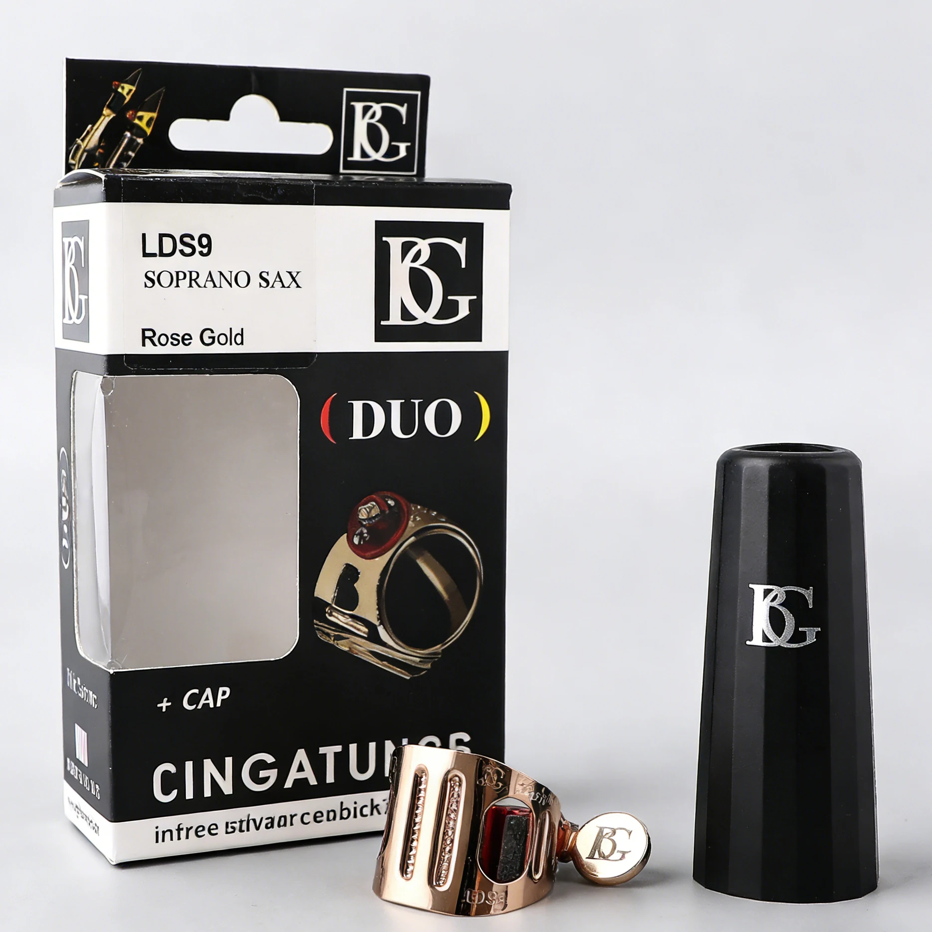 

French Original BG gold plated ligature clarinet and alto sax can use clarinet alto tenor sax ligature