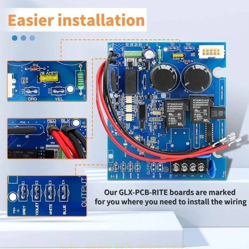 02DA GLX-PCB-Rite Circuit Board Main Controller Board GLX-PCB-Rite für Poolsystem