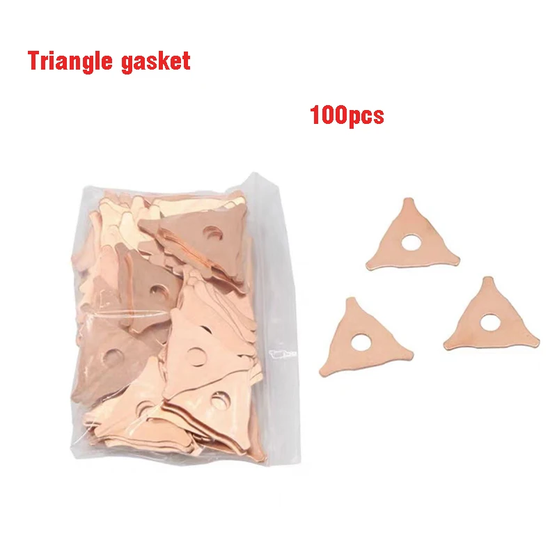 

100Pcs Pack Dent Pulling Triangle Washer For Spot Welder Panel Pulling Star Washer Spot Welding Machine Consumables