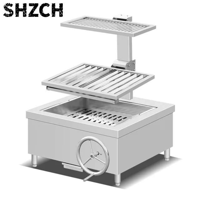 Commercial Santa Maria Argentinian Grill Commercial Charcoal BBQ Parrilla For Hotel & Restaurant Supplies