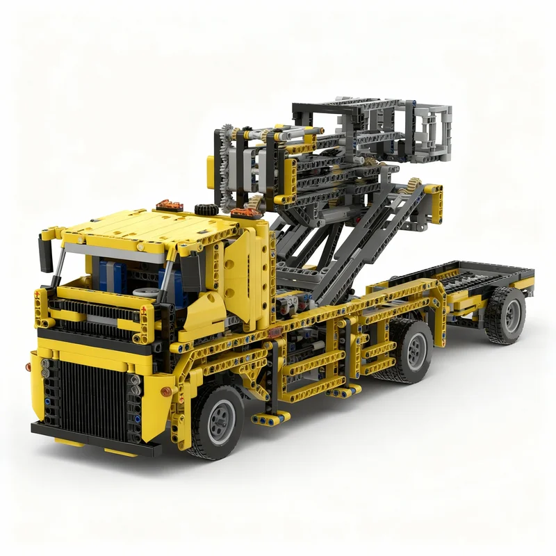 

2305pcs MOC Mobile Articulated Boom Lift Technical Model Building Blocks Construction Toy Christmas Gifts DIY Creative Idea