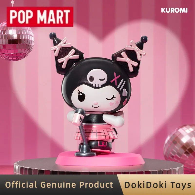 

POPMART Sanrio Characters Pink Party Series Blind Box Kawaii Figure Desktop Ornament Model Toys Mystery Box Anime Figure Gifts