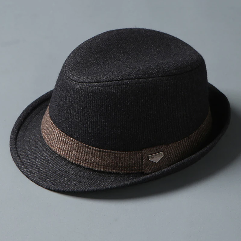 Wool Fedora Hat Unisex Felt Fedoras Hats Adult Fashion Trilby Hats Women Popular Headwear Wool Fedora Trilby Hats Man Cap LM103