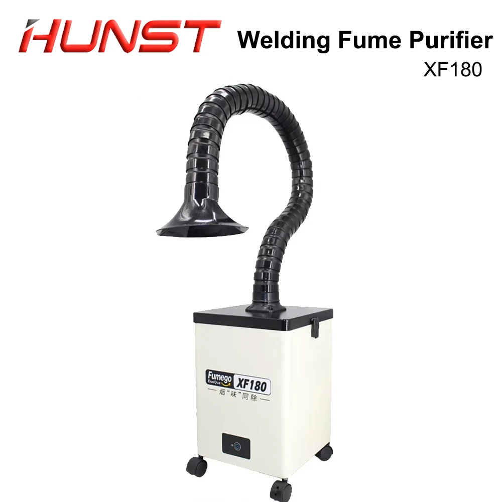 Hunst XF180 Laser Fume Extractor Soldering Smoke Fume Absorber Purifier HEPA Dust Collector for Nail Salon,Beauty Dust Absorbing