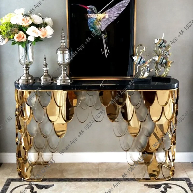 

JEuropean Marble Entrance Living Room Flower Arrangement Simulated Flower Glass Home Jewelry Decorative Plate Simple Dining Tabl