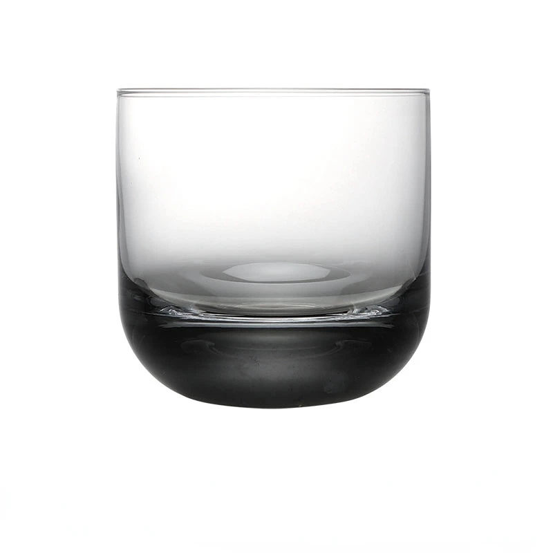 كوب ماء زجاجي كريستالي رمادي عتيق على الطراز الشمالي، مصنوع يدويًا، ويسكي النبيذ الأصلي، أدوات مائدة منزلية بسيطة