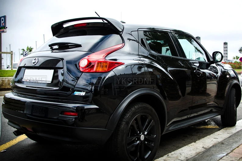 For Nissan JUKE Spoiler 2010-2015 JUKE Spoiler High Quality ABS Material Car Rear Wing Primer Color Rear Spoiler
