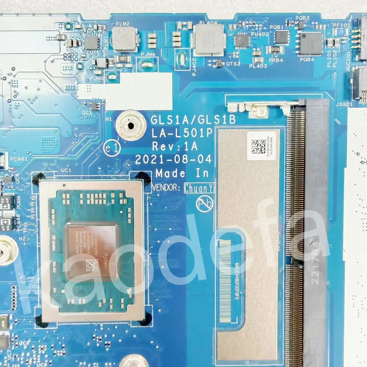 LA-L501P For IdeaPad 1-15ADA7  Laptop Motherboard CPU: R3-3250U AMD RAM:4G  FRU:5B21D69253 100% Test OK