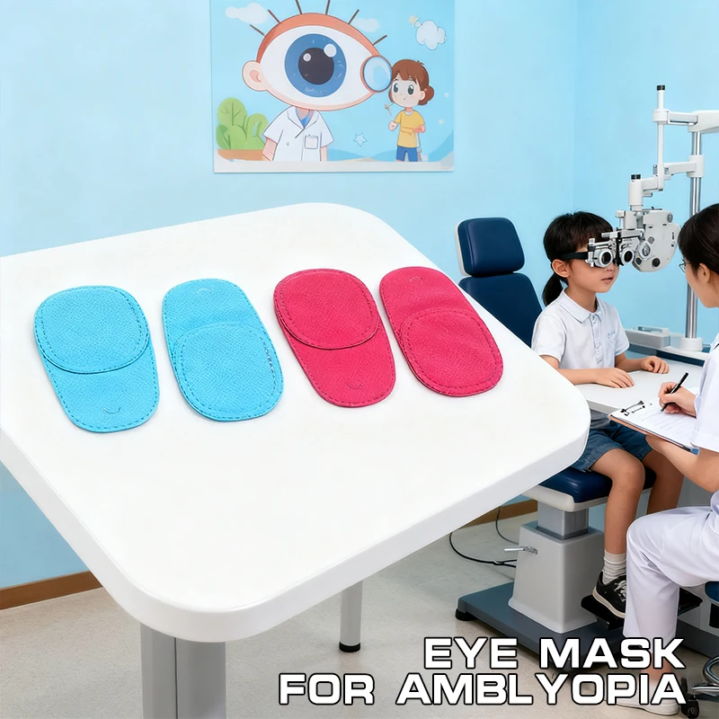 6Pcs Eye Patch Amblyopia Eyeglasses Patches Kid Strabismus Treatment Vision Care