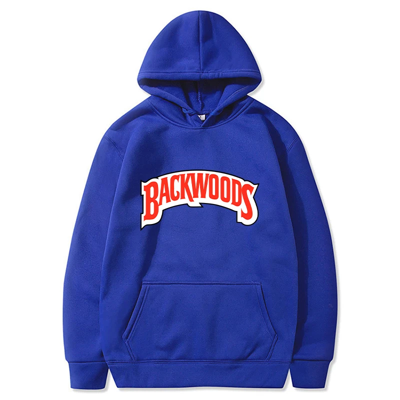 Backwoods-Sudadera con capucha para hombre y mujer, ropa deportiva con estampado de letras, informal, Harajuku