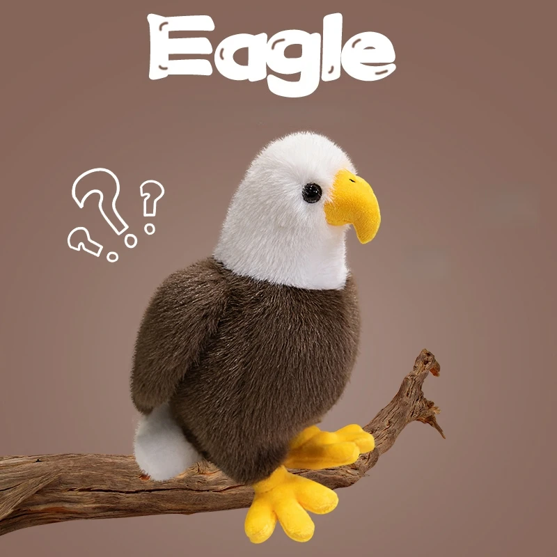 

Large Size 25/60cm Lifelike Eagle Plush Toys Simulation Stuffed Animal Plush Marine Animals Toy Soft Doll Lovely Birthday Gift