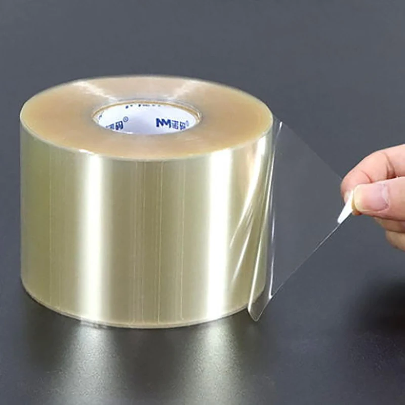 1Roll PVC Transparent Book Label Barcode Protection Film Sticker For Package And Envelope Seal Labels Adhesive Sticker