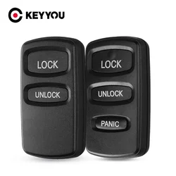 KEYYOU Remote Car Key Shell With 2 3 Buttons Key Case Cover for Mitsubishi Montero 1998 1999 2000 2001 2002 - 2006