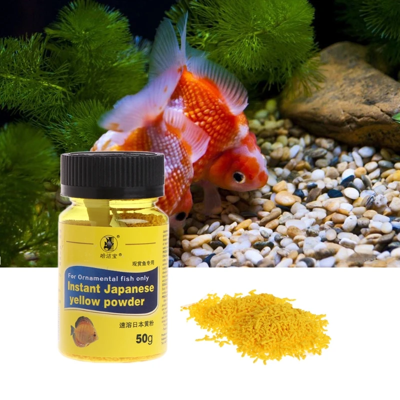 General for Aquarium Instant Japanese Yellow Powder for Ornamental Fish Prevention 1.8oz