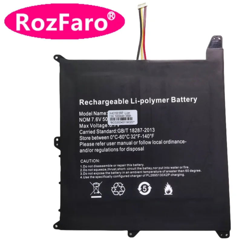 

RozFaro For Techpad Cosmos 13 WTL-40160170P 43166189P 43166169P Battery For Irbis NB650 NB655 NB656 NB660 NB665 For Kuu Yobook M