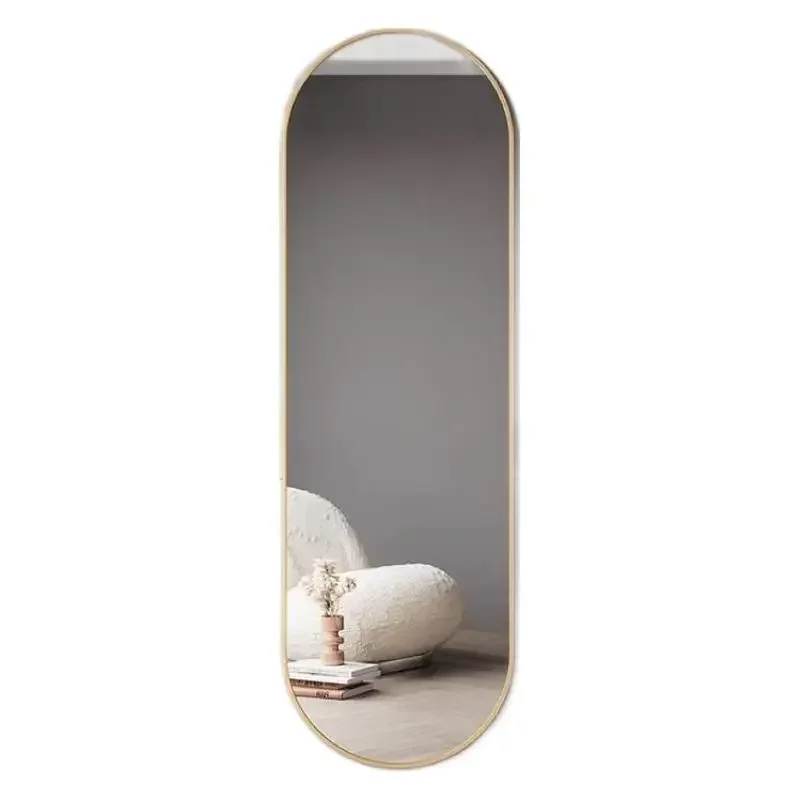 French Durable Build Silver Mirror Wall Mounted No Wobble Design FSC Certified Stain Resistant Modern Look for Bedroom