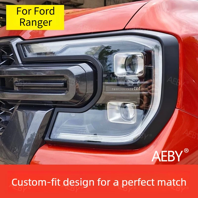 

For Ford Ranger 2022-2026 Door handle cover, door bowl decorative mirror cover, headlight and taillight cover,Car accessories