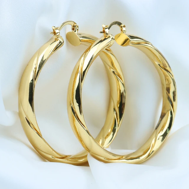 YM Hoop Ohrringe Für Frauen Unregelmäßige Tropfen Ohrring Dubai Vergoldet Schmuck Für Hochzeit Partei Täglichen Verschleiß Mode Schmuck Zubehör 5