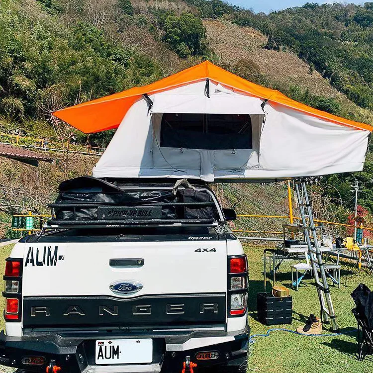 DrunkenXp factory directly supply 4 person longer big size car roof top tent camping tent waterproof