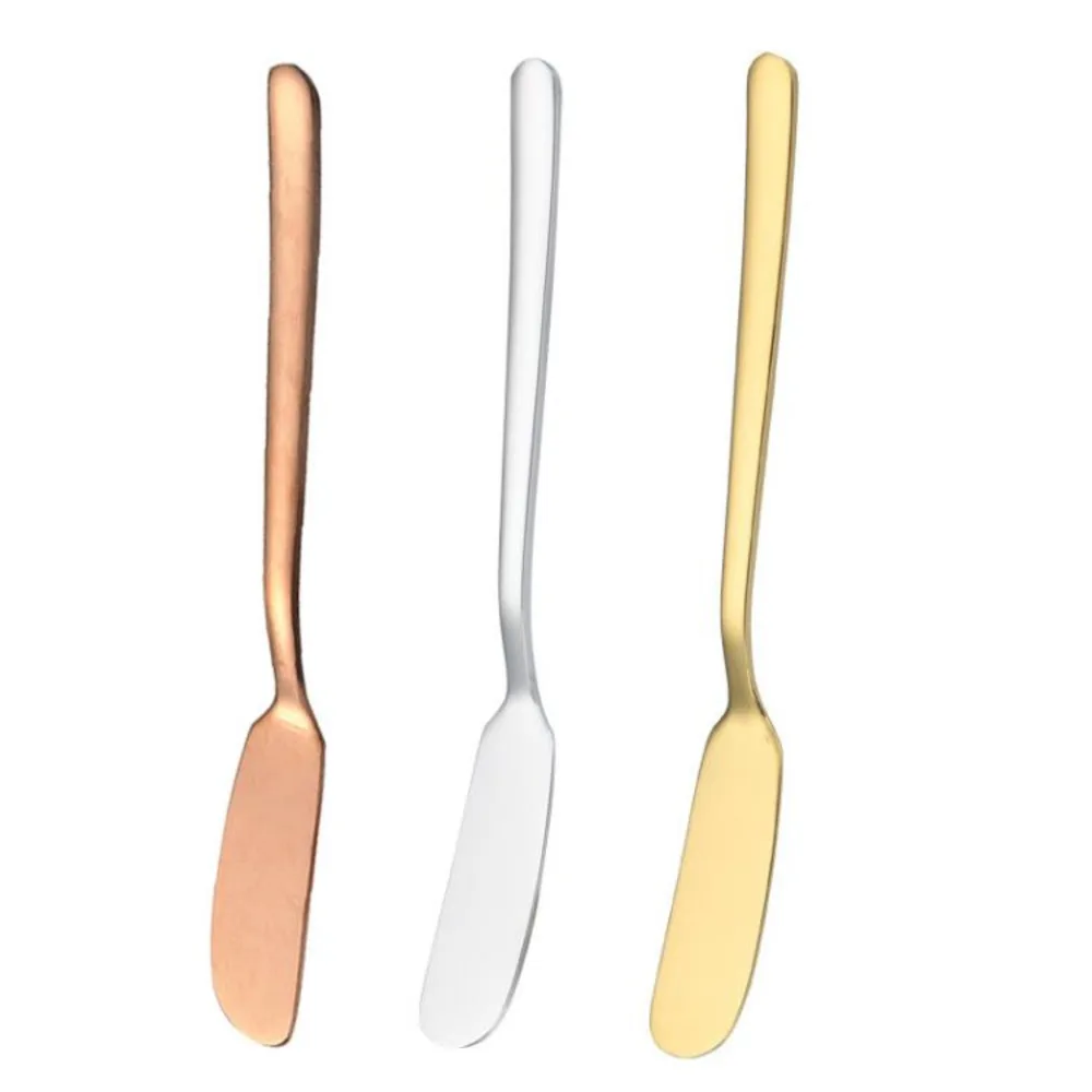 

Cheese Knives Multi Purpose Butter Knife Dessert Stainless Steel Jam Spreader Cutter Appetizers Sand Cake Cream Tool