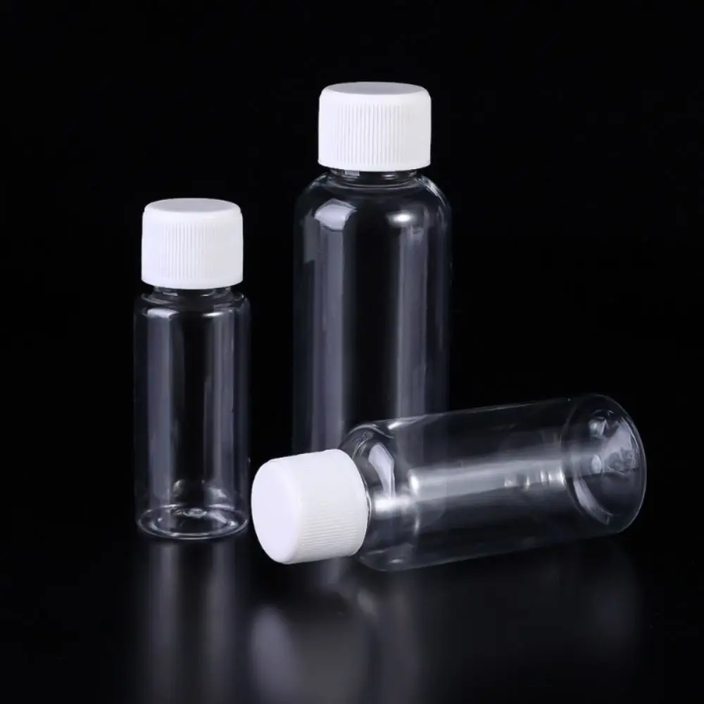 10/20/30/50/80/100ml Plastic Empty Seal Bottles Reusable Cosmetics Containers Sample Bottle Shampoo Liquid Powder Packing Bottle