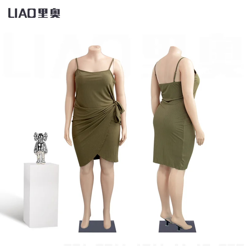 fat body mannequin women headless plastic Adult plus size dummy female Display For Clothes Store