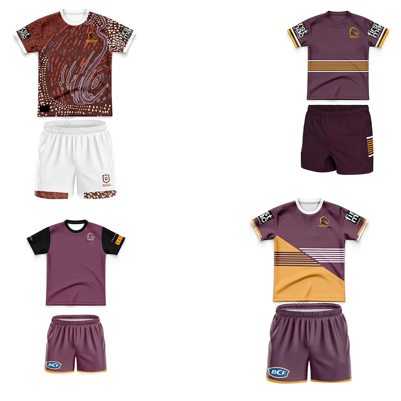 

2024 Brisbane Bloom Stadium Training Home and Away Children's Sports Set/Legion Sports Set, New Rugby Sports Set