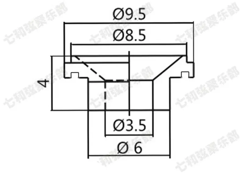 2 Stück Goldene E-Gitarren-Saitenhalter, Druckseitige Saitenbinder, Gitarrenzubehör – Detail 3