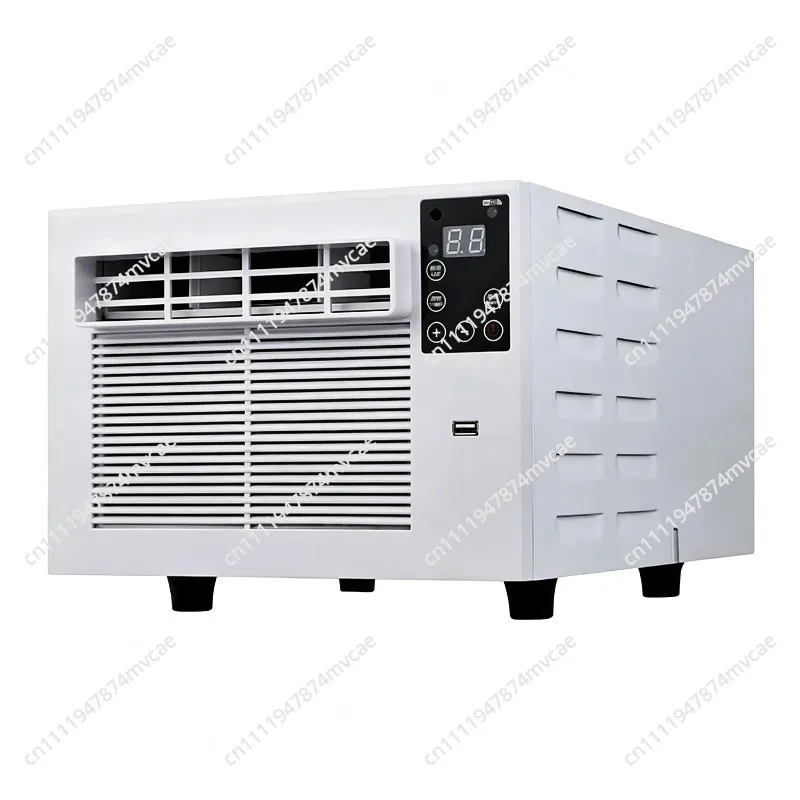 24V Portable DC Inverter Air Conditioner,Outdoor Mobile Cooling Compressor for Car,Tent,and Camping Refrigeration