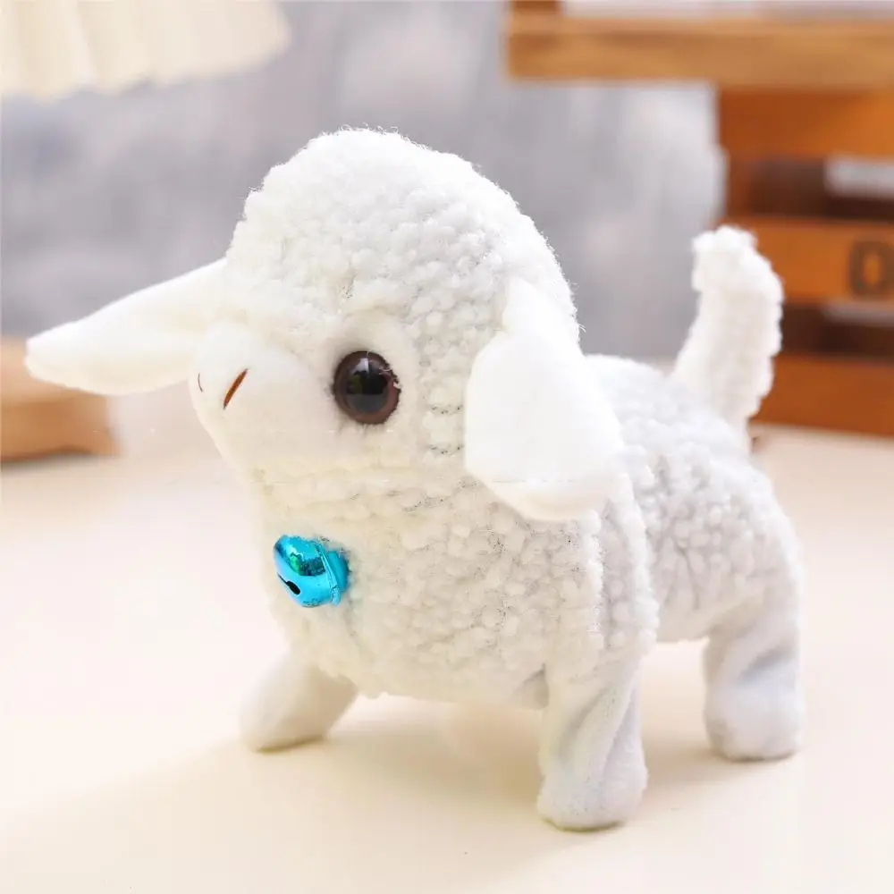 จําลองไฟฟ้า Alpaca ของเล่นเสียงของเล่นเสียงร้องเพลง Lamb การเคลื่อนไหวการ์ตูน Walking Interactive Alpaca ของเล่นเด็ก