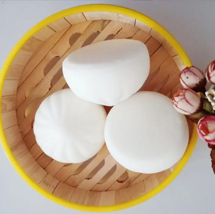 dumpling squishy Simulation Steamed Buns Squeeze Toys Slow Rising Stress Relief Squishy Toys Antistress Ball Dumpling Model