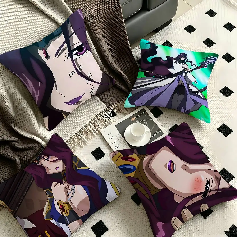 1pc Yubelluna High School DxD Pillow Case Fashion Square Pillowcase Bedroom Sofa Room Ins Decoration Leisure