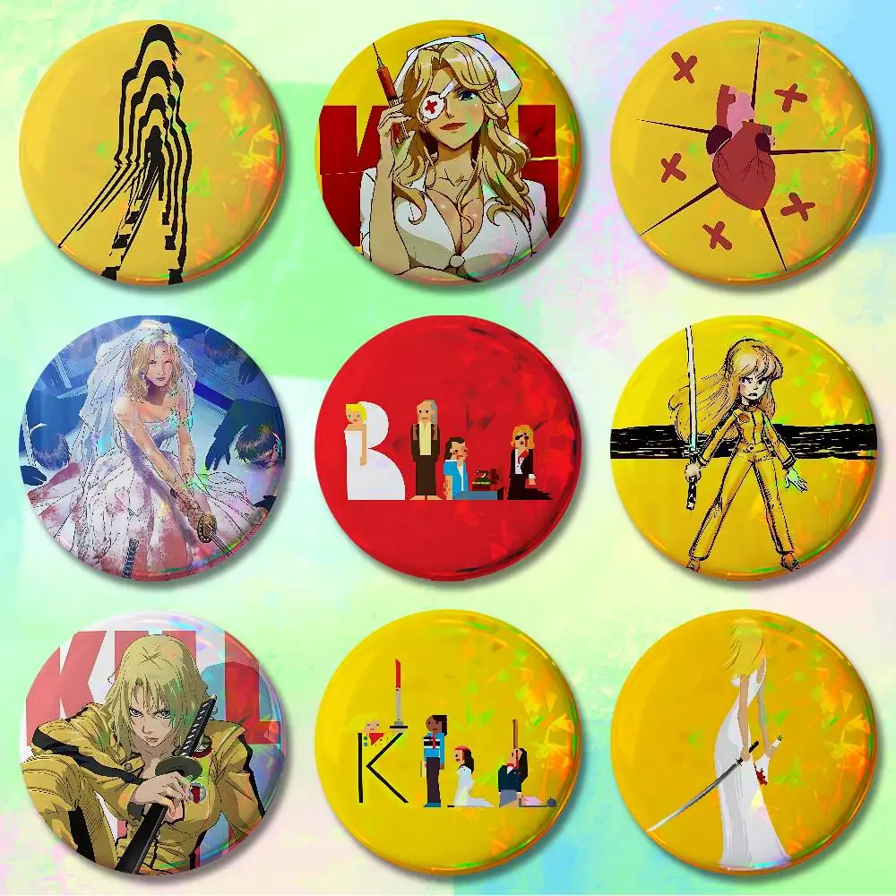 

Movie K-Kill Cool B-Bill Custom Badges 75mm 44mm 25mm Brooch Backpack Hat Enamel Pins Accessories Toys Gifts