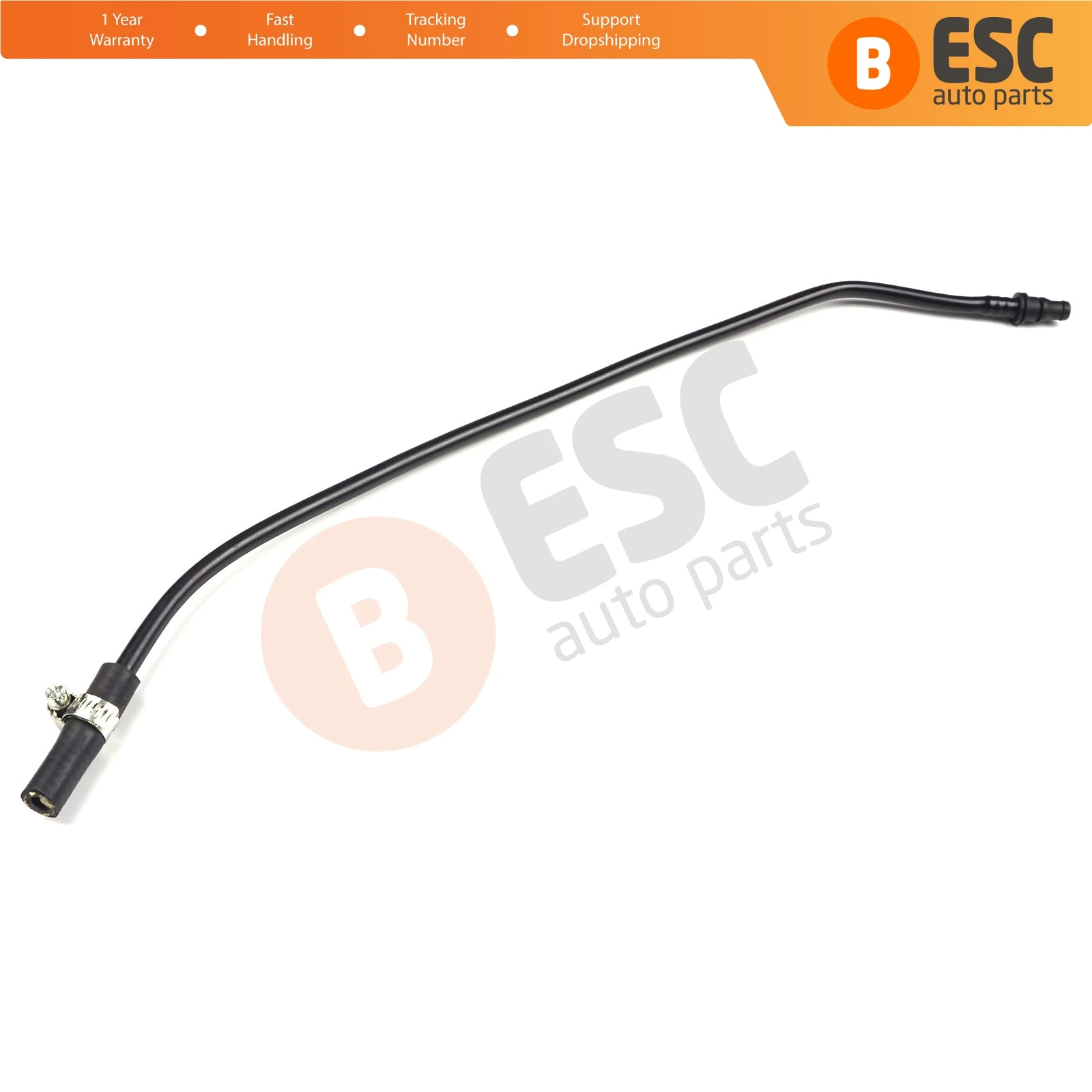 EHC664 Engine Coolant Overflow Cooling Water Hose Vent Tube Breather Pipe  2115011525 for Mercedes E Class W211 OM646 2.1 D