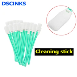 50pcs / bag Cleaning Tool Tipped Cleaning Swab Cleaning stick for all priner head for Cleaner solution stick for Waste ink