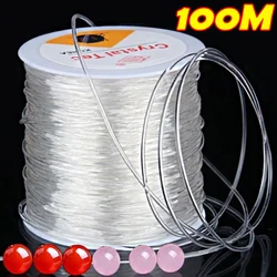10M/Roll Strong Elastic Crystal Beading Cord 1mm for Bracelets Stretch Thread String Necklace DIY Jewelry Making Cords Line