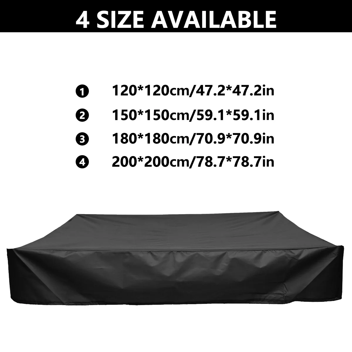 Sandbox cover dustproof and waterproof, rain cloth, tarpaulin, sunshade rain cloth, rain cover