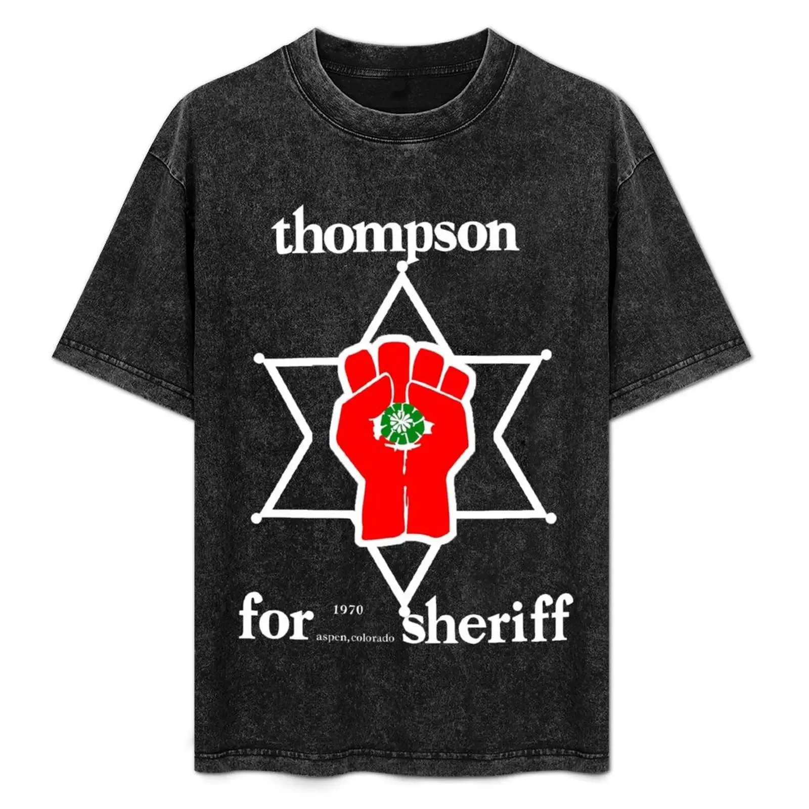 

Thompson for sheriff 2 for dark T-Shirt man clothes animal prinfor boys tops anime figures mens clothes
