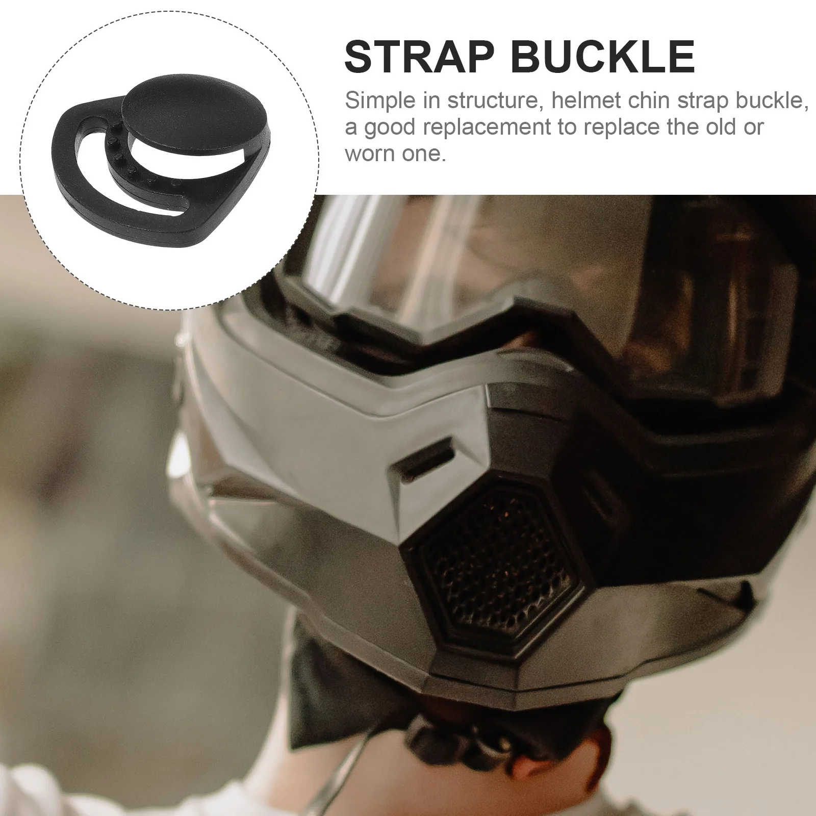 

10pcs Safety Chin Strap Buckle Replacement Abs Durable Quick Release For Hard Hat Repair Construction Accessories