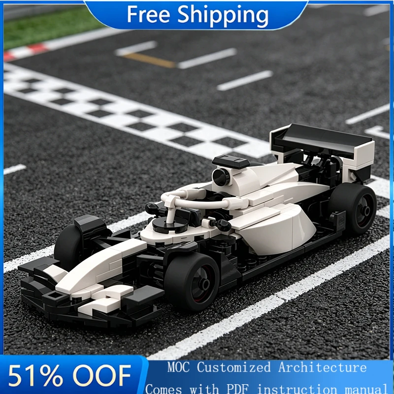 

New 243 PCS Technology Racing Event Specific Vehicles Model Building DIY Block Brick Creative Christmas For Children Adults Gift