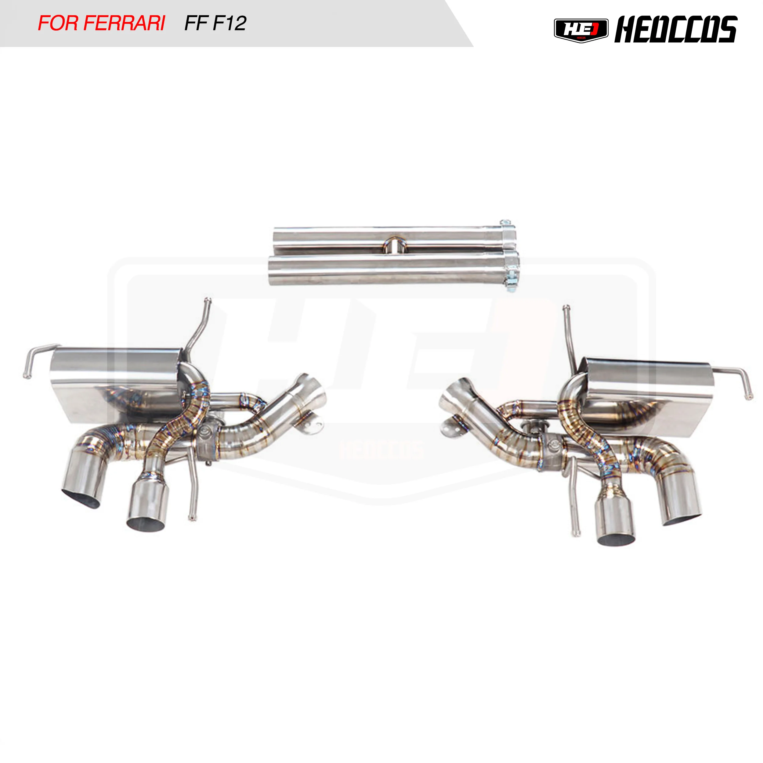 

HEO Titanium Alloy Catback Exhaust Muffler For Ferrari FF F12 Electronic Valve Exhaust Catback