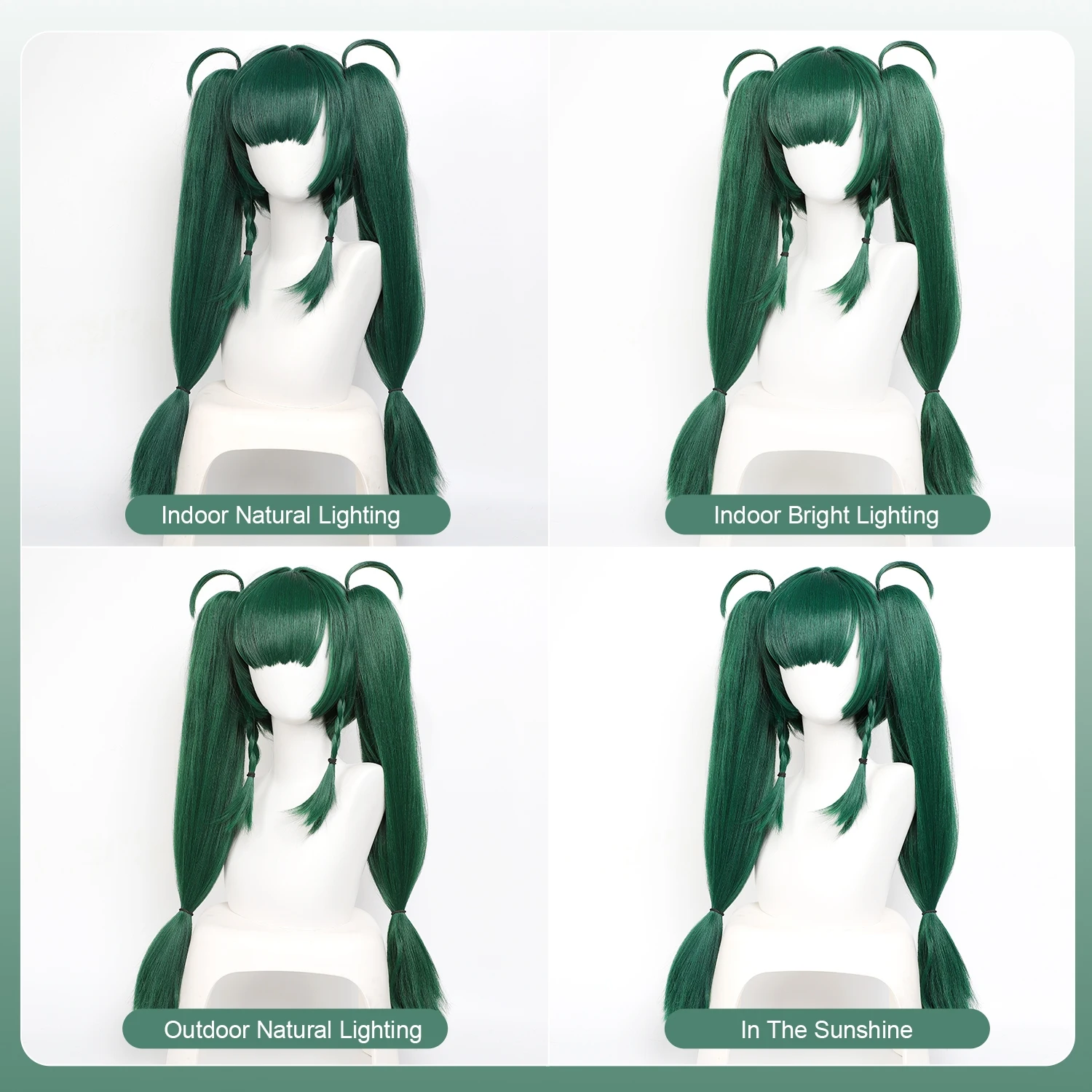 Anime Wig Qingyi Cosplay Wigs Zenless Zone Zero Game Roleplay wig Synthetic Wig Anime Party Masquerade Carnival Cospaly Daily