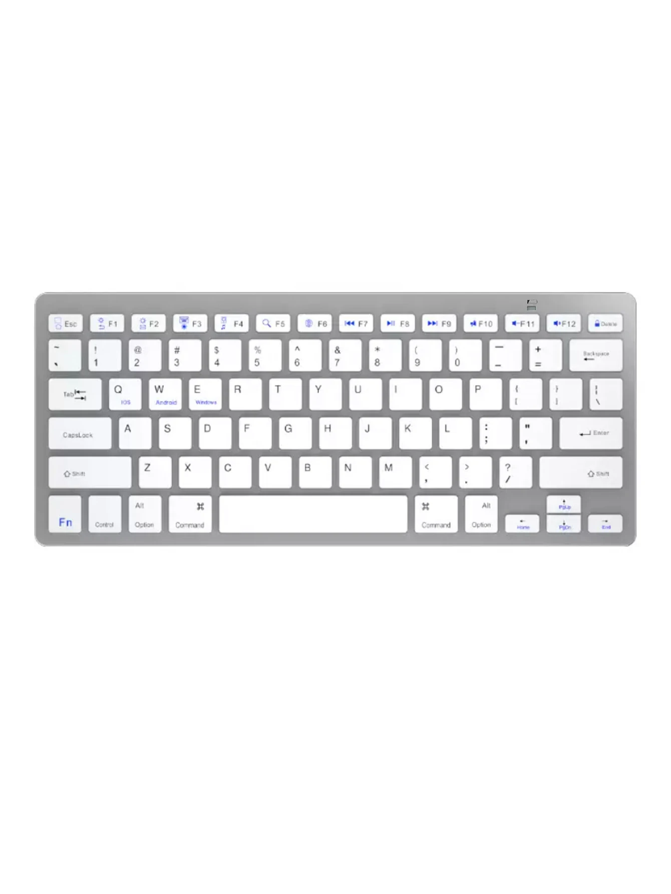 Wireless keyboard, 10 inch slim, rechargeable silent, tablet/laptop wireless keyboard, ipad mini keyboard