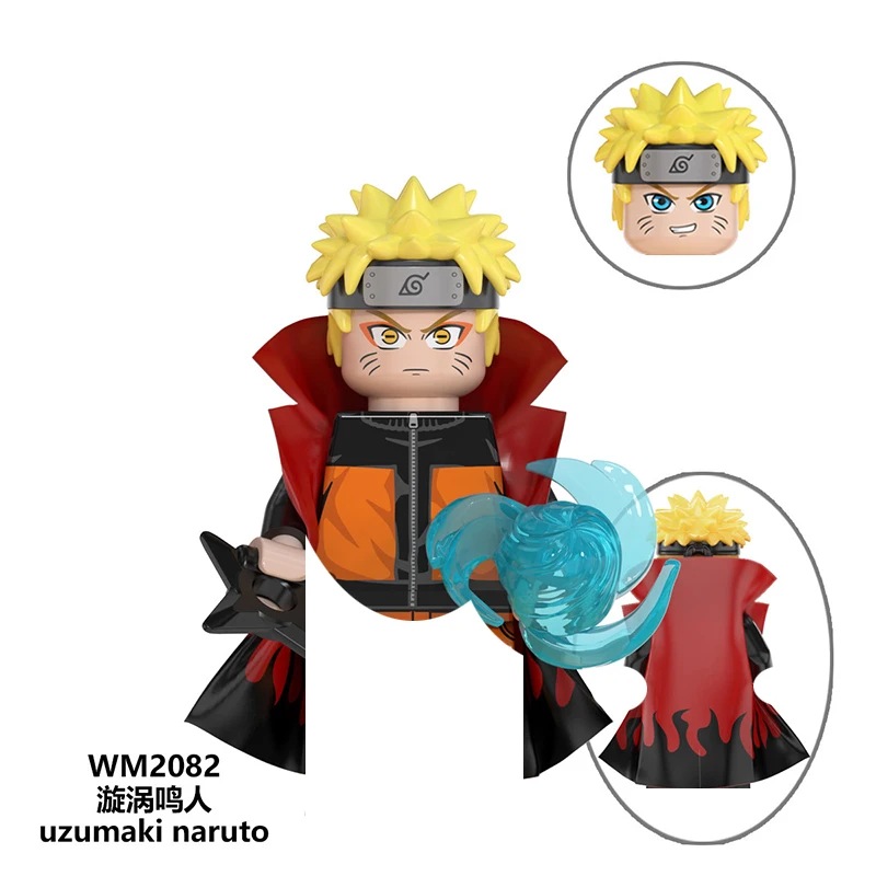 Anime Uzumaki Bakstenen Voor Geschenken Bouwstenen Speelgoed Mini Actie Figuren Minifiguren Collectie Diy Educatief