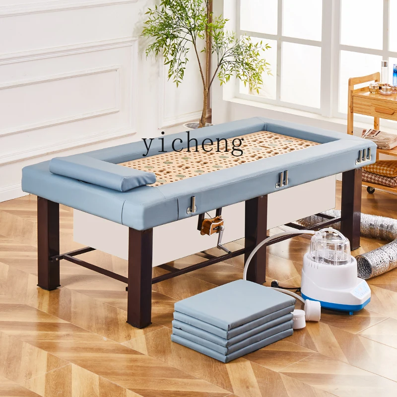 XL Stainless Steel Sink Moxibustion Bed Whole Body Moxibustion Physiotherapy Bed Sweat Steaming Bed Fumigation Bin Steaming Bed