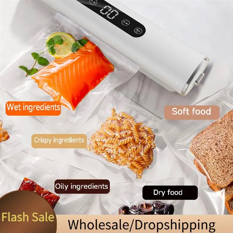 

BAAD Vacuum Sealer Food Vacuum Kitchen Sealer Cooking Packaging Plastic Bag Seal EU Plug