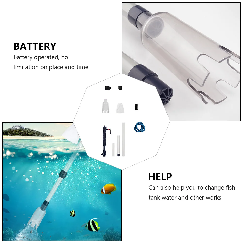 

1Pcs Professional Aquarium Water Changer Comfortable Grip Sand Cleaning Tool for Fish Tank Aquarium Water Changer