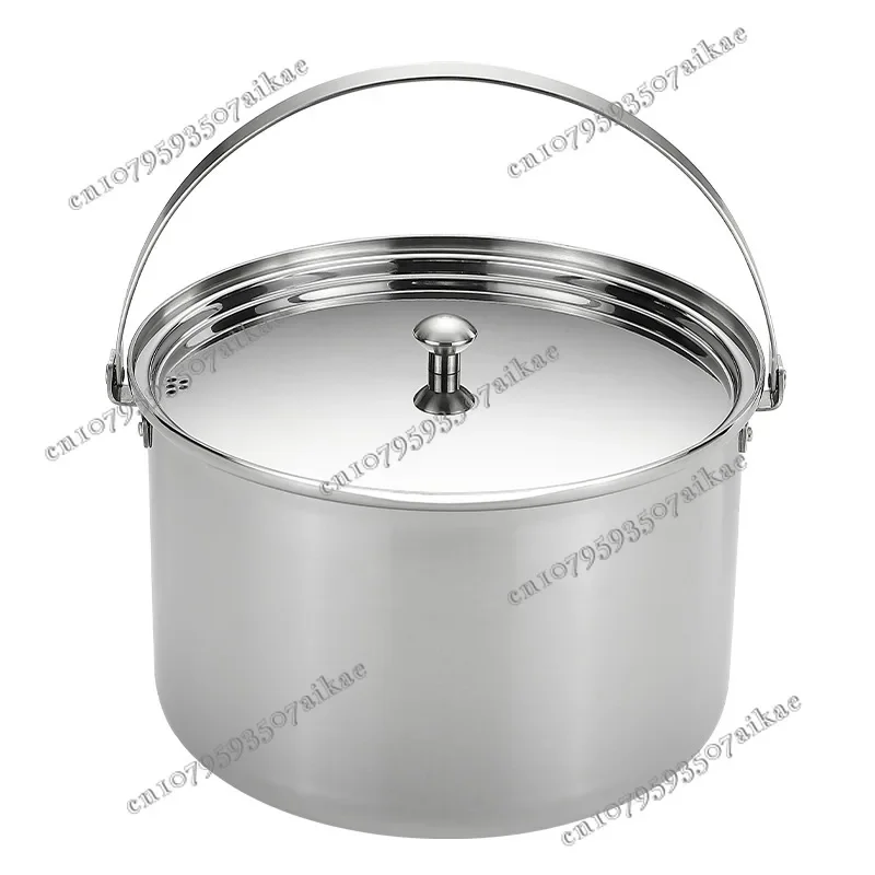 CC-24composite stainless steel 5.9L outdoor cookware cookware cookware cooking and boiling water large-capacity camping soup pot