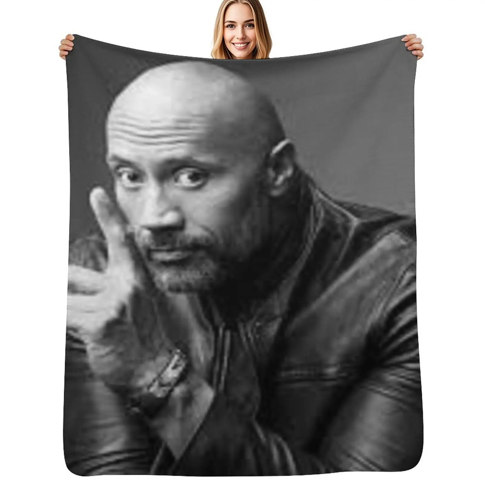 dwayne johnson Throw Blanket Soft Big for babies Decorative Beds heavy to sleep Luxury decorative Blankets
