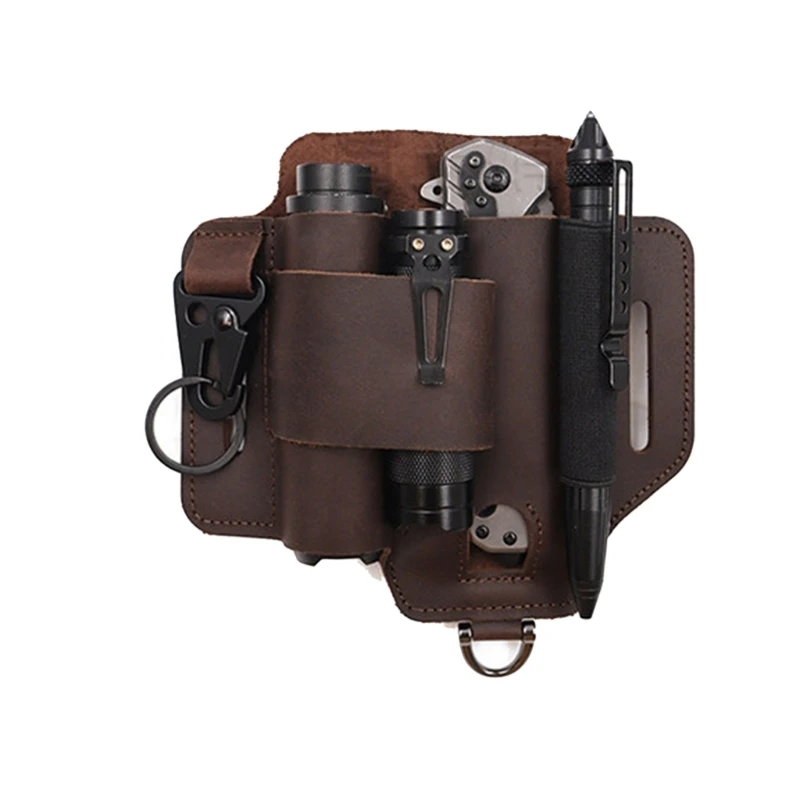 Multitool Pockets Organizers Sheath Pouch Flashlight Holsters sheath Belt Waist Bag for Belt and Flashlight Outdoor Tool